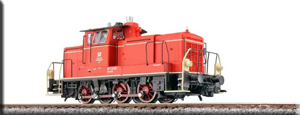 31423 ESU Diesellok H0 V60 Post-Lok 5, rot, Ep IV, AC/DC