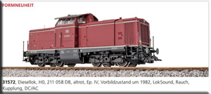31572 ESU Diesellok 211 058, DB, Ep IV altrot
