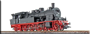 31187 ESU Dampflok H0 T18 BR78 468 EP VI, schwarz, AC/DC