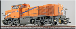 31303 ESU Diesellok H0 1271 026-7 Northrail, orange, Ep VI, AC/DC